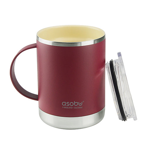 TEE - ASOBU Copper & Ceramic Coffee Mug - 12 oz - MERCH